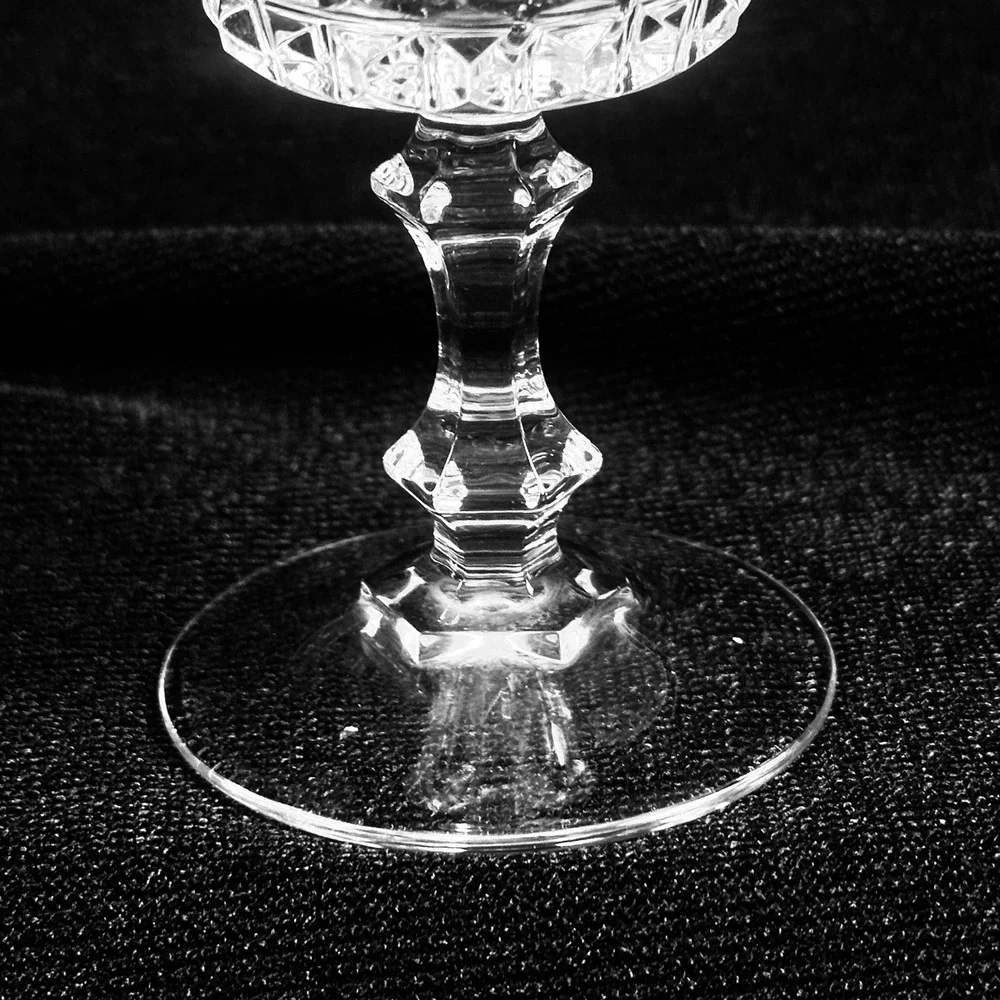 Cristal D'Arques Durand‎ Victoria 4 Water Glasses Etched Crystal 6 1/4 Inch
